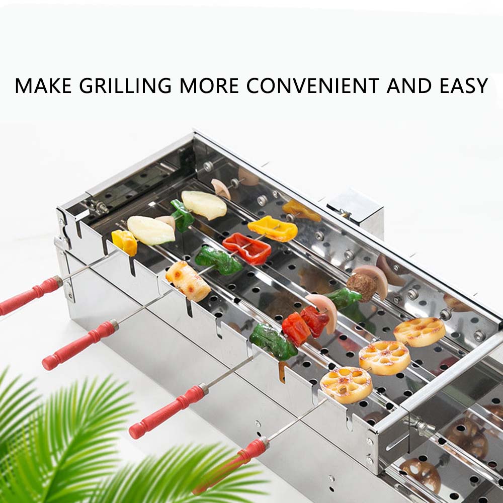 Hot Dog Roller Grill - Komercyjne szaszłyki do grilla ze stali