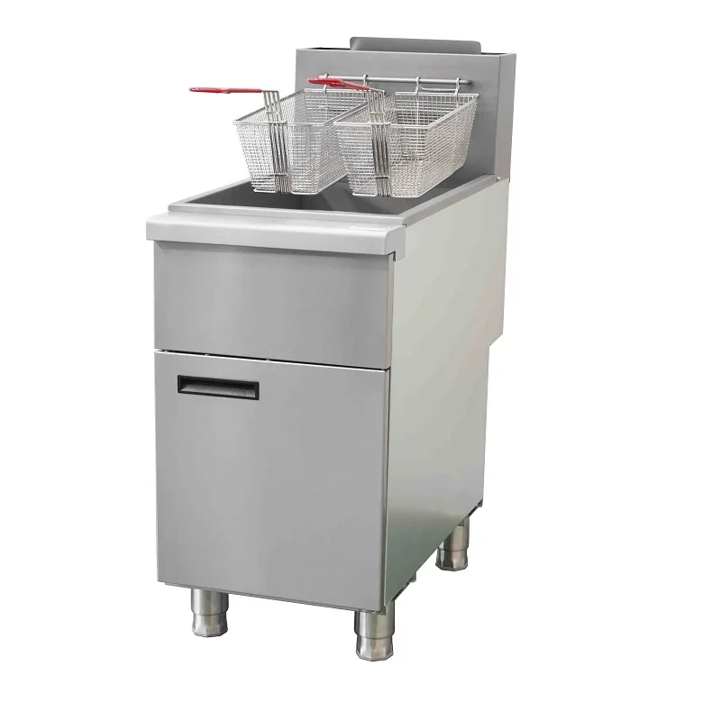 Commercial Kitchen Plumbing - Gorąca Wyprzedaż: Profesjonalna kuchenna frytownica gazowa
