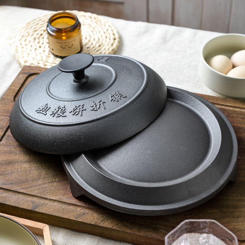 Crepe Maker Griddle - Profesjonalna, wytrzymała, autentyczna żeliwna patelnia do
