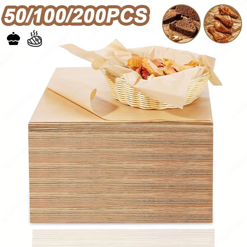 Commercial Kitchen Equipment List - 50/100/200 szt. Papier do pieczenia pergaminowy