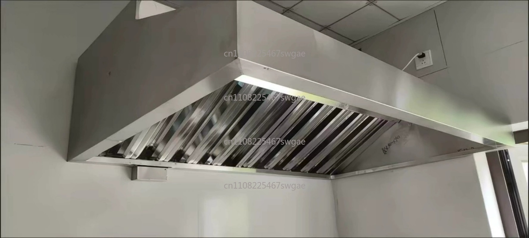 Commercial Exhaust Hood - Stalowa okap kuchenny o dużej mocy