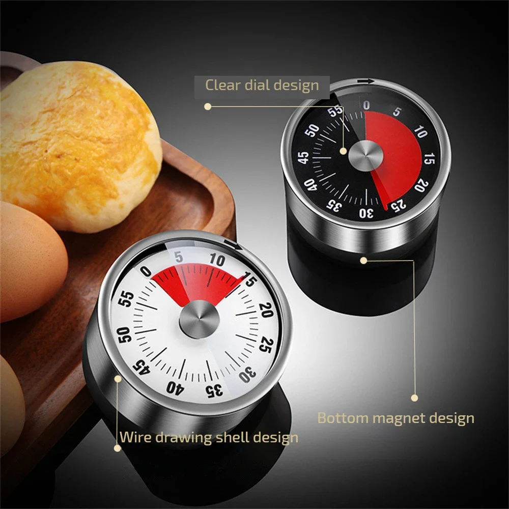 Commercial Kitchen Timer - Nowy wizualny minutnik ze stali nierdzewnej