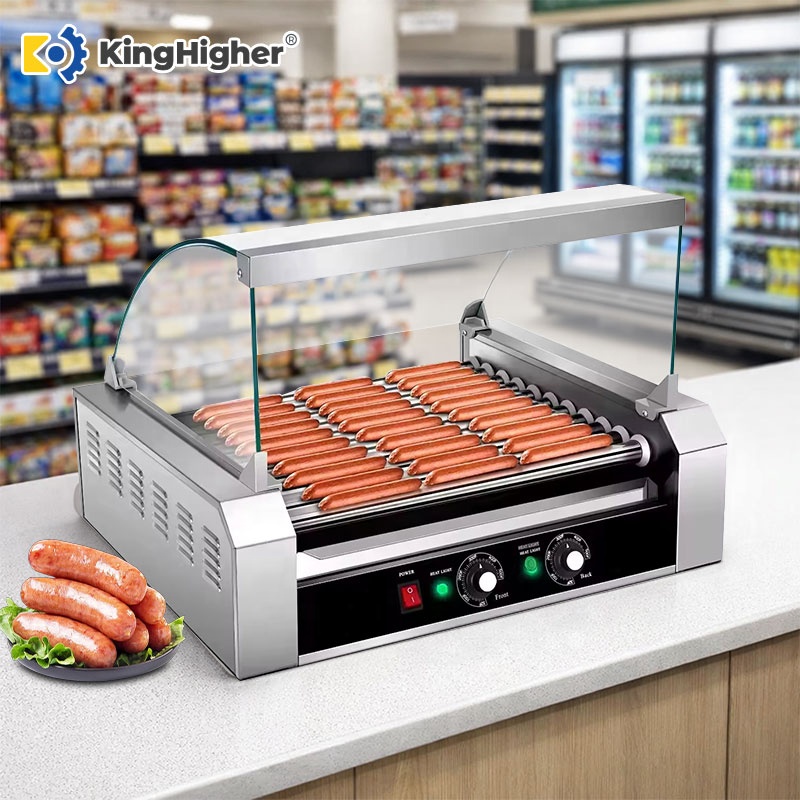Hot Dog Roller Grill - Nowa Komercyjna Elektryczna Maszyna do Hot