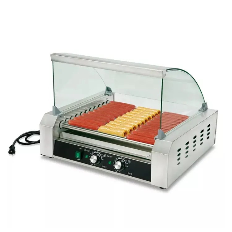 Hot Dog Roller Grill - Maszyna do hot dogów z 11