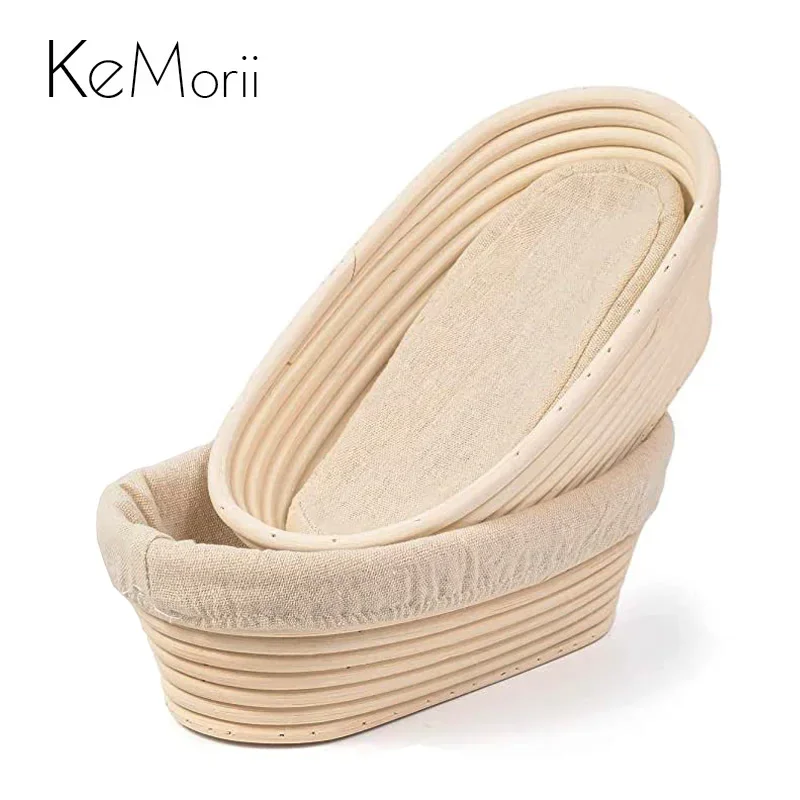 Crepe Maker Griddle - Naturalny rattanowy kosz do wyrastania chleba