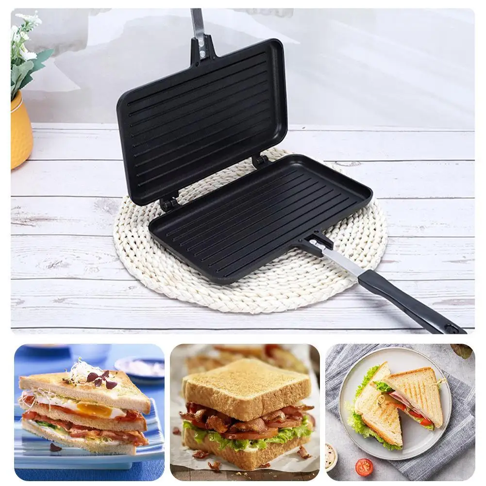 Crepe Maker Griddle - Dwustronna patelnia nieprzywierająca toster gofry naleśnikowa