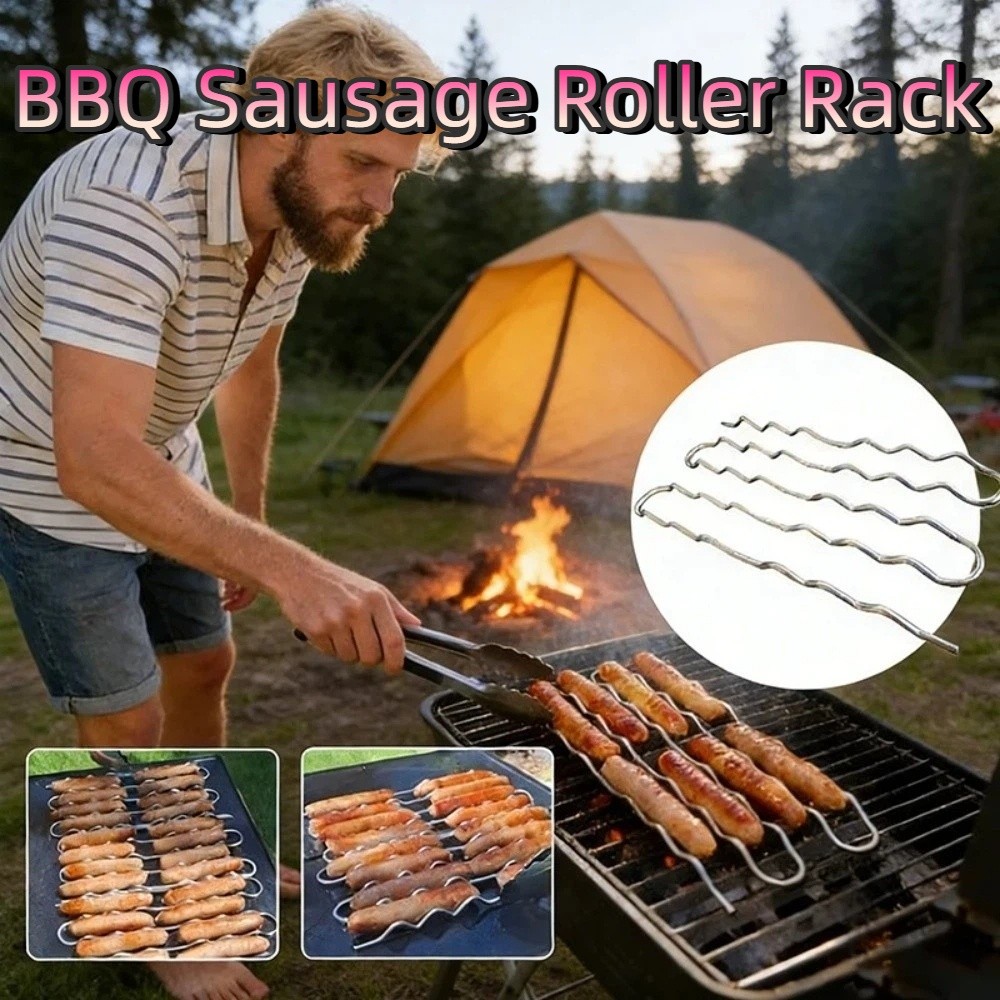 Hot Dog Roller Grill - Stojak na kiełbaski do grilla ze