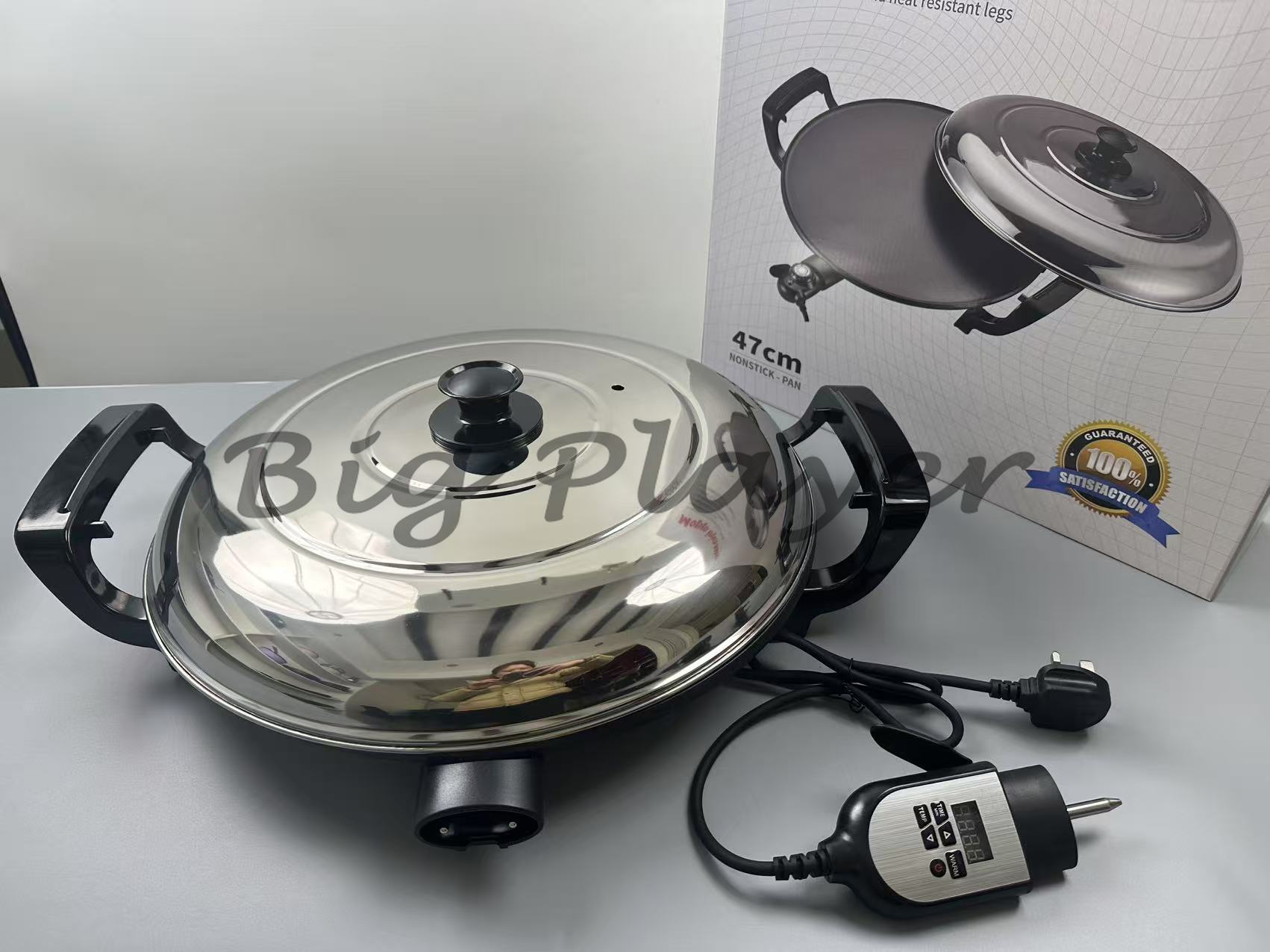 Crepe Maker Griddle - Mogogo Injera Mitad Crepe Producent 1700W