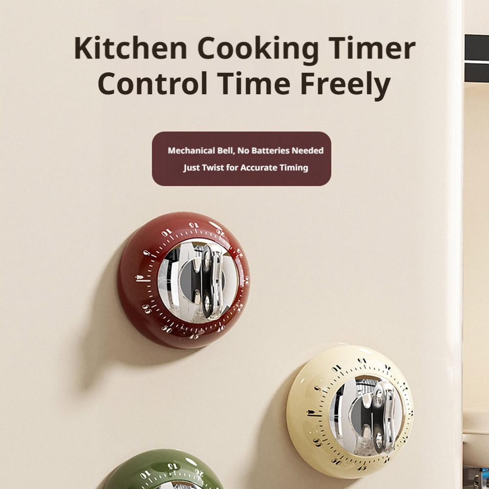 Commercial Kitchen Timer - Magnetyczny minutnik kuchenny, ręczny zegar odliczający,