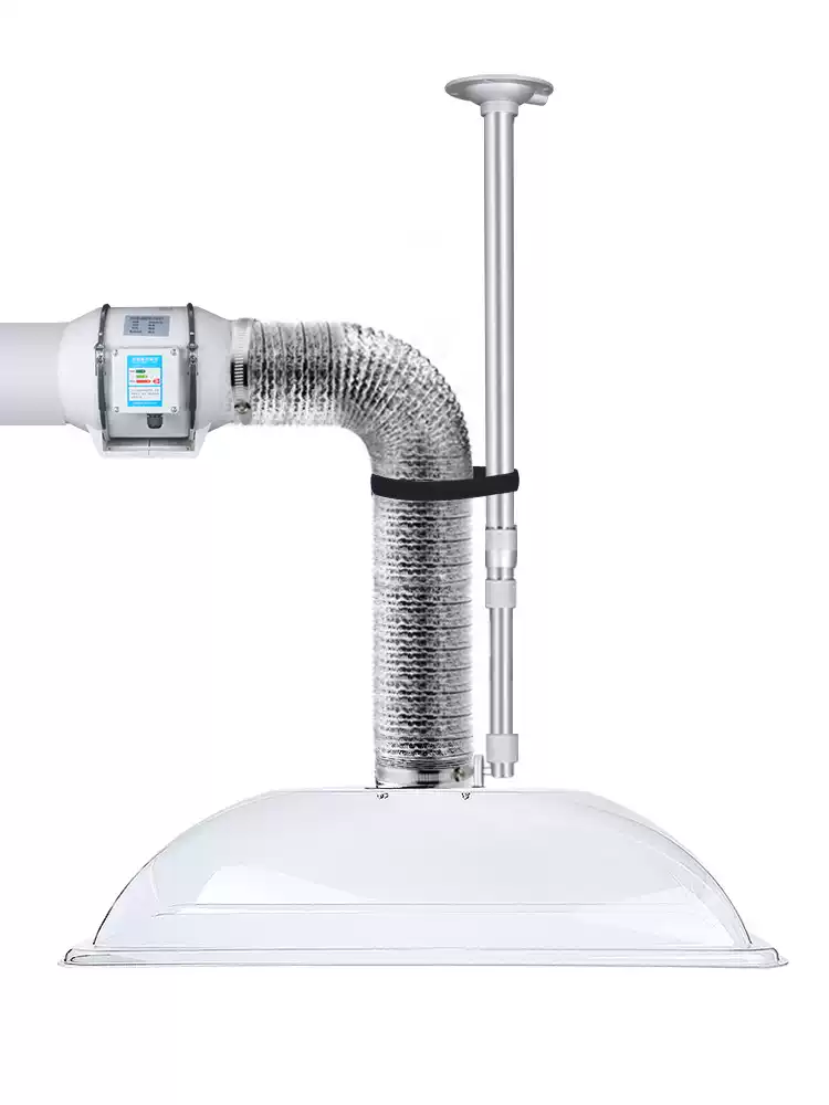 Commercial Exhaust Hood - Okrągły odsysacz dymu Moxa, mobilny system