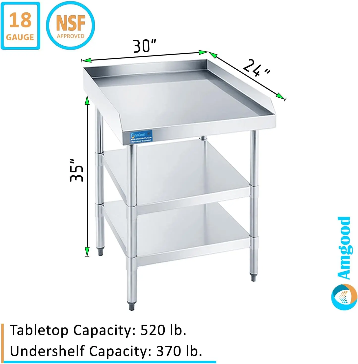 Stół roboczy komercyjny z osło – Commercial Kitchen Backsplash recenzja i cena