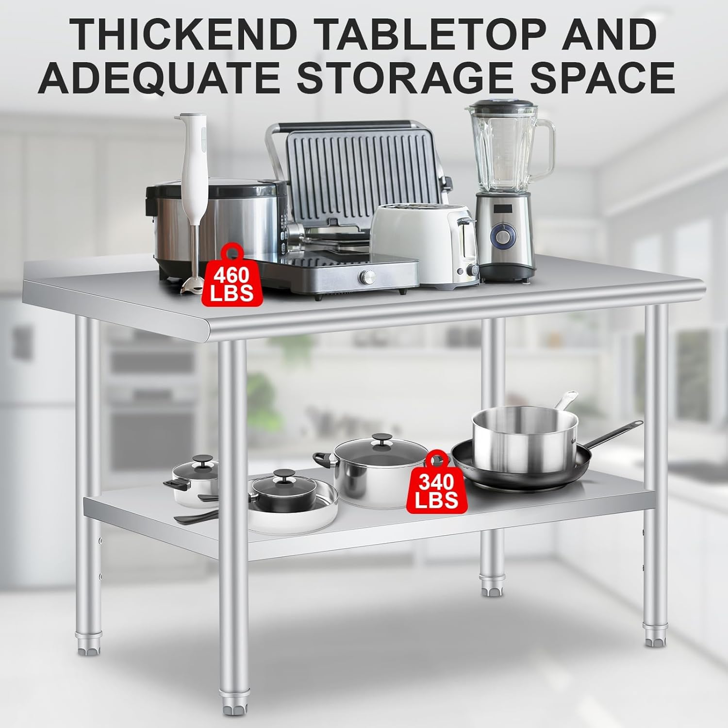 Stół roboczy ze stali nierdzew – Commercial Kitchen Backsplash recenzja i cena