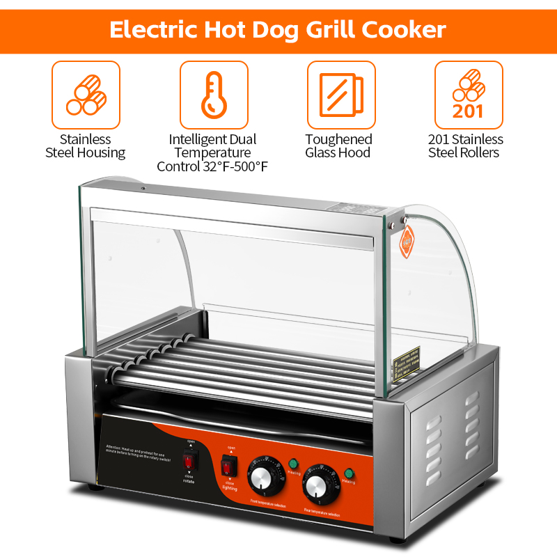 Elektryczny grill do hot dogów – Hot Dog Roller Grill recenzja i cena