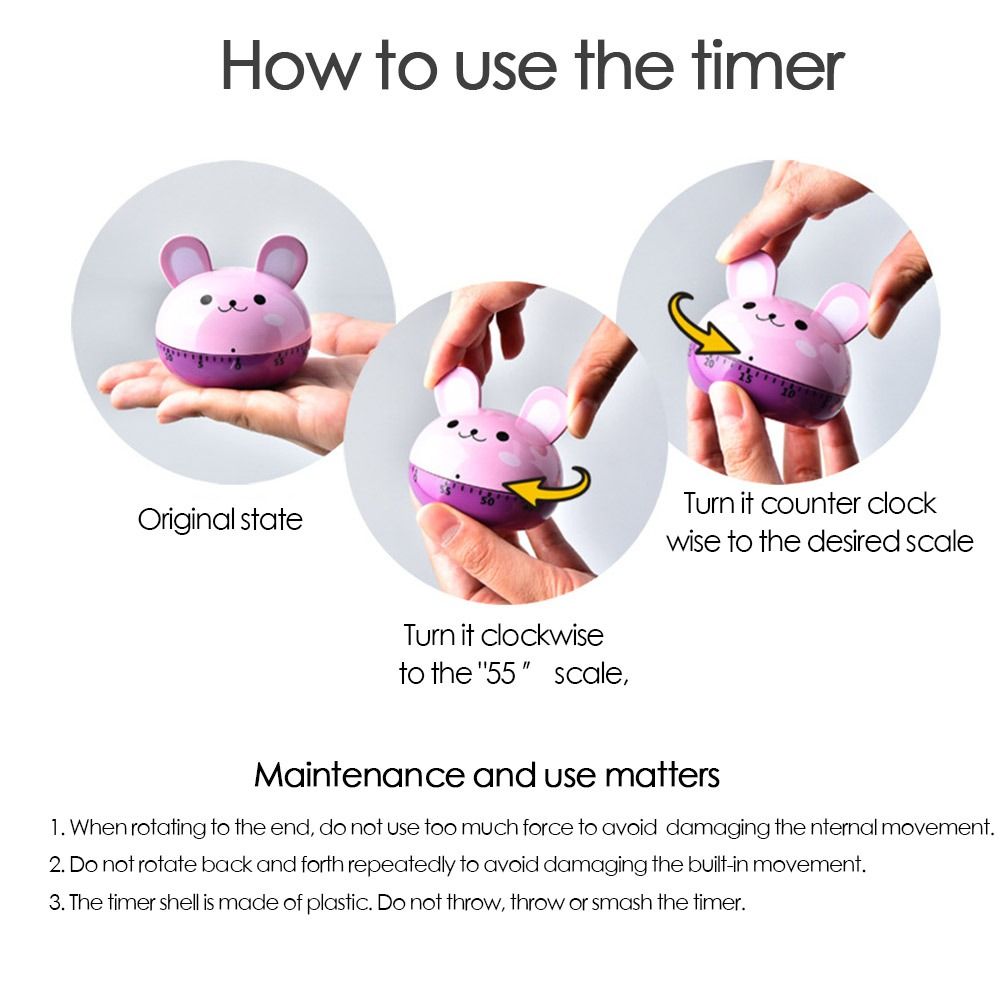 Animal Cute Mechanical Timer S – Commercial Kitchen Timer recenzja i cena