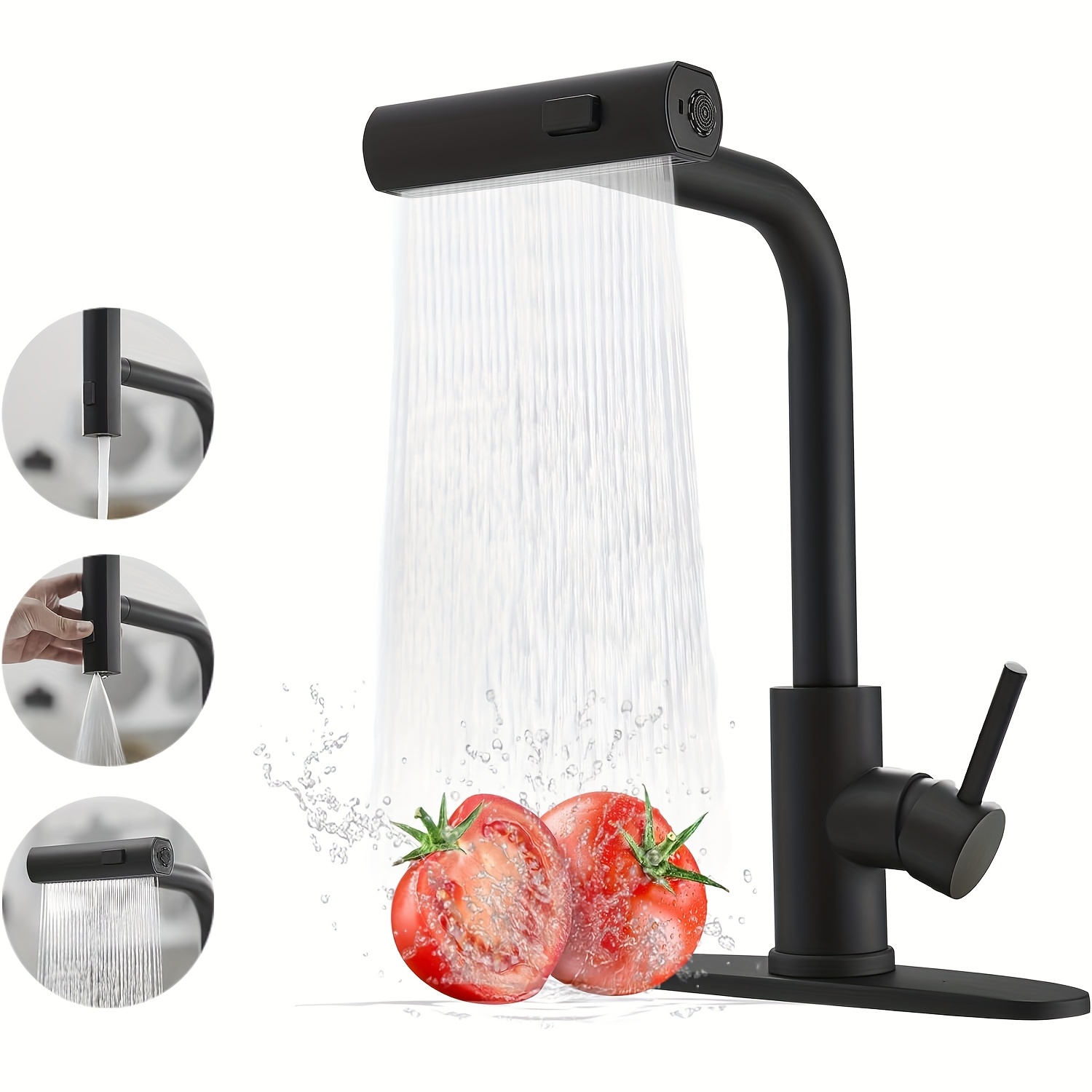 1 szt. Czarny kran kuchenny z  – Commercial Kitchen Units recenzja i cena