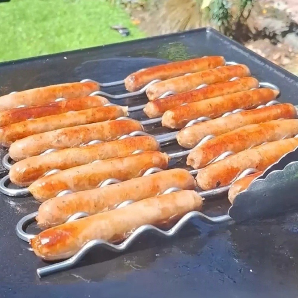 Stojak na kiełbaski do grilla  – Hot Dog Roller Grill recenzja i cena