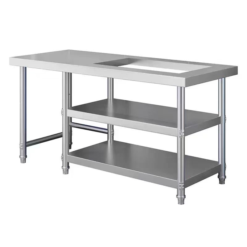 Stół roboczy ze stali nierdzew – Commercial Kitchen Backsplash recenzja i cena