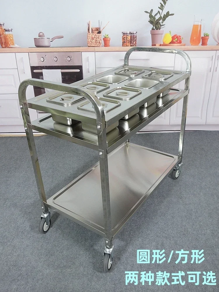 Dwupoziomowy mobilny wózek na  – Commercial Kitchen Plumbing recenzja i cena