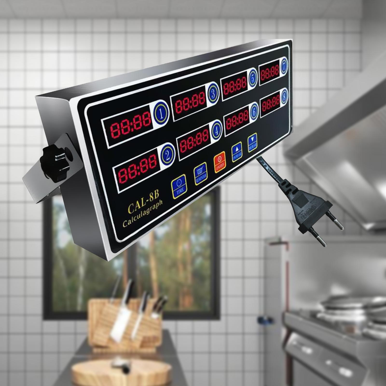 Komercyjny 8-kanałowy cyfrowy  – Commercial Kitchen Timer recenzja i cena